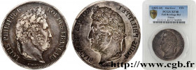 LOUIS-PHILIPPE I
Type : 5 francs, IIe type Domard, frappe incuse 
Date : n.d. 
Mint name / Town : - 
Quantity minted : --- 
Metal : silver 
Millesimal...