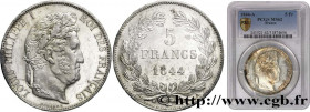 LOUIS-PHILIPPE I
Type : 5 francs IIIe type Domard 
Date : 1844 
Mint name / Town : Paris 
Quantity minted : 1970463 
Metal : silver 
Millesimal finene...