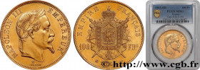 SECOND EMPIRE
Type : 100 francs or Napoléon III, tête laurée 
Date : 1863 
Mint name / Town : Strasbourg 
Quantity minted : 5078 
Metal : gold 
Milles...
