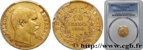 SECOND EMPIRE
Type : 10 francs or Napoléon III, tête nue, petit module, tranche cannelée 
Date : 1854 
Mint name / Town : Paris 
Quantity minted : 2.5...