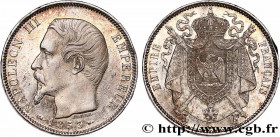 SECOND EMPIRE
Type : Essai de 5 francs 2è épreuve de Barre, Argent 
Date : 1853 
Metal : silver 
Diameter : 37  mm
Orientation dies : 6  h.
Weight : 2...