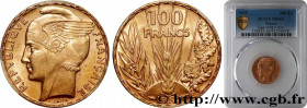 III REPUBLIC
Type : 100 francs or, Bazor 
Date : 1935 
Mint name / Town : Paris 
Quantity minted : 6.102.100 
Metal : gold 
Millesimal fineness : 900 ...