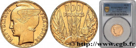 III REPUBLIC
Type : 100 francs or, Bazor, Flan Bruni 
Date : 1935 
Mint name / Town : Paris 
Quantity minted : 6.102.100 
Metal : gold 
Millesimal fin...
