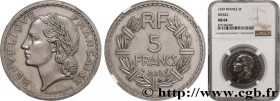 III REPUBLIC
Type : 5 francs Lavrillier, nickel 
Date : 1939 
Quantity minted : 157700 
Metal : nickel 
Diameter : 31,08  mm
Orientation dies : 6  h.
...