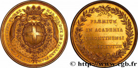 LOUIS XVI
Type : Médaille, Académie de Besançon, Prix du duc de Tallard 
Date : 1789 
Metal : gold 
Diameter : 52  mm
Engraver : Duvivier Benjamin (17...