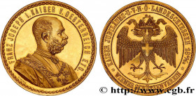AUSTRIA - FRANZ-JOSEPH I
Type : Médaille, 40e jubilé de l’Empereur, 5e concours de tir fédéral de Basse-Autriche 
Date : 1888 
Metal : gold 
Diameter ...