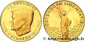 UNITED STATES OF AMERICA
Type : Médaille, John Fitzgerald Kennedy 
Date : 1963 
Metal : gold 
Millesimal fineness : 900  ‰
Diameter : 19,5  mm
Weight ...