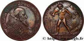 PAPAL STATES - PAUL III (Alexandre Farnèse)
Type : Médaille, Attribution du duché de Parme et Plaisance à Pier Luigi Farnese 
Date : (1550) 
Metal : b...