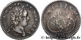 LOUIS XV - "ÎSLES DU VENT" / WINDWARD ISLANDS
Type : Douze sols 
Date : 1731 
Mint name / Town : La Rochelle 
Quantity minted : 2340000 
Metal : silve...