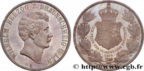 GERMANY - DUCHY OF BRUNSWICK AND LUNENBURG - WILLIAM
Type : Double Thaler de commémoration 25 années de règne 
Date : 1856 
Quantity minted : 17455 
M...