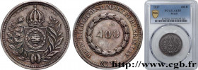 BRAZIL - EMPIRE OF BRAZIL - PETER II
Type : 400 Reis  
Date : 1837 
Mint name / Town : Rio de Janeiro 
Quantity minted : 7837 
Metal : silver 
Millesi...