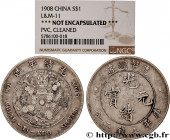 CHINA - EMPIRE - HEBEI (CHIHLI)
Type : 1 Dollar  
Date : 1908 
Mint name / Town : Tientsin 
Metal : silver 
Millesimal fineness : 900  ‰
Diameter : 39...