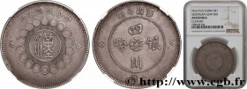 CHINA - EMPIRE - SICHUAN
Type : 1 Dollar 
Date : 1912 
Quantity minted : 55670000 
Metal : silver 
Diameter : 39  mm
Weight : 25,78  g.
Edge : cannelé...