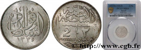 EGYPT
Type : 2 Piastres frappe au nom de Fouad Ier AH1338 
Date : 1920 
Mint name / Town : Heaton 
Quantity minted : 2820000 
Metal : silver 
Millesim...