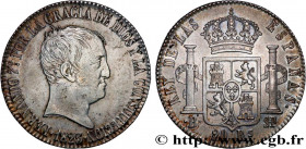 SPAIN - KINGDOM OF SPAIN - FERDINAND VII
Type : 20 reales 
Date : 1823 
Mint name / Town : Barcelone 
Metal : silver 
Millesimal fineness : 900  ‰
Dia...