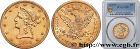UNITED STATES OF AMERICA
Type : 10 Dollars "Liberty" 
Date : 1899 
Mint name / Town : La Nouvelle Orléans 
Quantity minted : 37047 
Metal : gold 
Mill...
