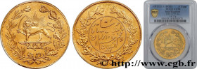 IRAN
Type : 5 Toman Ahmad Chah Qadjar AH1332/1 
Date : 1913 
Mint name / Town : Téhéran 
Metal : gold 
Millesimal fineness : 900  ‰
Diameter : 35,5  m...