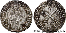 ITALY - ANTIPOPE JOHN XXIII (Baldassarre Cossa)
Type : Grosso 
Date : N.D. 
Mint name / Town : Rome 
Quantity minted : - 
Metal : silver 
Diameter : 2...
