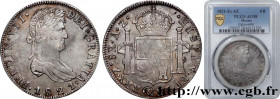 MEXICO - FERDINAND VII
Type : 8 Reales 
Date : 1821 
Mint name / Town : Zacatecas 
Metal : silver 
Millesimal fineness : 900  ‰
Diameter : 38,5  mm
Or...