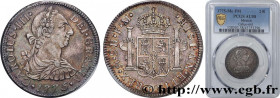 SPANISH AMERICA - MEXICO - CHARLES III
Type : 2 Reales  
Date : 1775 
Mint name / Town : Mexico 
Quantity minted : - 
Metal : silver 
Millesimal finen...