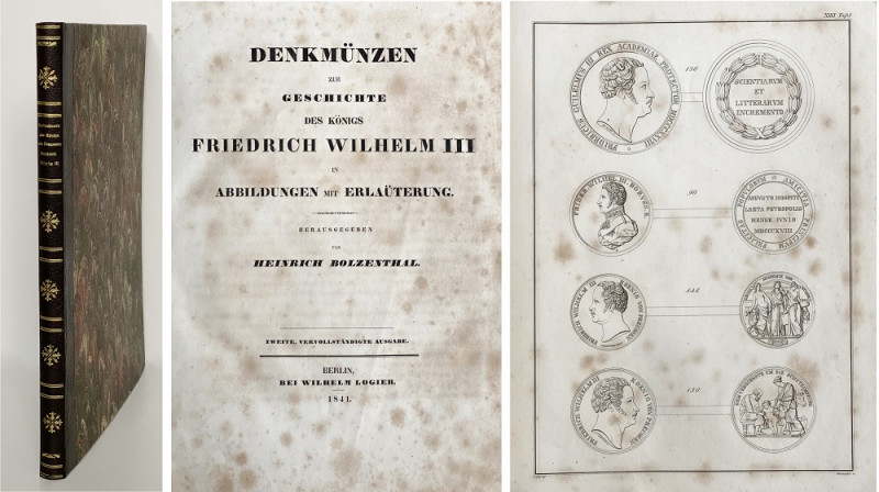 Monographien. Bibliophile Werke. Bolzenthal, H.


Denkmünzen zur Geschichte s...