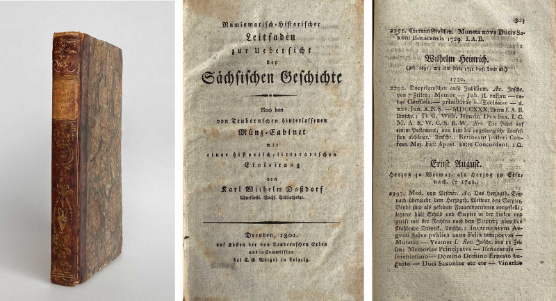 Monographien. Bibliophile Werke. Daßdorf, K.W.


Numismatisch-Historischer Le...