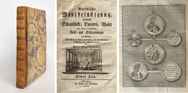 Monographien. Bibliophile Werke. Finauer, P.P.


Baierische Münzbelustigung, ...