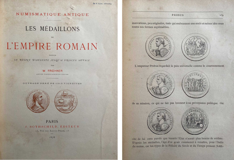 Monographien. Bibliophile Werke. Froehner, W.


Les Médaillons de l'Empire Ro...