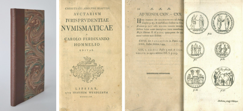Monographien. Bibliophile Werke. Klotz, C. A.


Auctarium Iurisprudentiae Num...