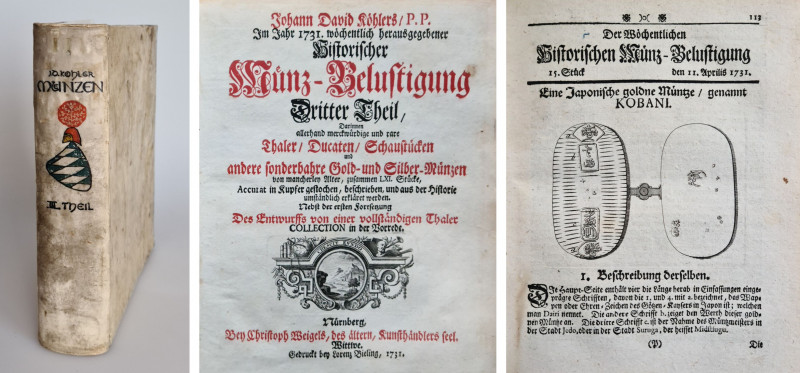 Monographien. Bibliophile Werke. Köhler, J.D.


Wöchentlich herausgegebene Hi...