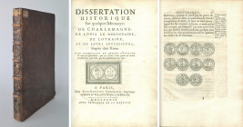 Monographien. Bibliophile Werke. Le Blanc, F.


Dissertation historique sur quelques monnoyes de Charlemagne, de Louis le Débonnaire, de Lothaire e...