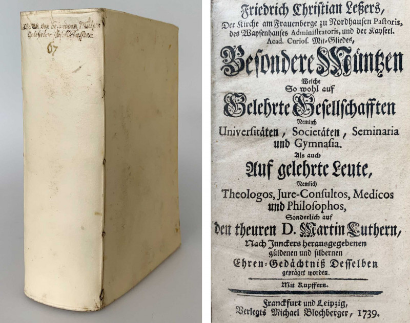 Monographien. Bibliophile Werke. Lesser, F.C.


Besondere Münzen, welche sowo...