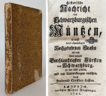 Monographien. Bibliophile Werke. Lesser, F.C.


Historische Nachricht von Schwarzburgischen Münzen, so wohl derer ehemaligen hochgebohrnen Grafen a...