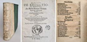 Monographien. Bibliophile Werke. Leuber, B.


Quaestionis de reductione monetali, an illa sit idoneus monetae depravatae restituendae modus? a clar...