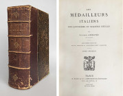 Monographien. Mittelalter und Neuzeit. Armand, A.


Les médailleurs italiens des quinzième et seizième siècles. 3 Teile. Paris 1883-1887. XVIII, 30...