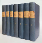 Monographien. Mittelalter und Neuzeit. Grote, H.


Münzstudien. Bände 1-5, 7 und 8. Leipzig 1857-1877. VIII, 468 S., 30 Tfn.; VI, S. 469-1012, Tfn....