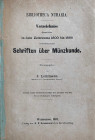 Monographien. Mittelalter und Neuzeit. Leitzmann, J.


Bibliotheca Numaria. Verzeichniss sämmtlicher in dem Zeitraume 1800 bis 1866 erschienenen Sc...