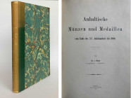 Monographien. Mittelalter und Neuzeit. Mann, J.


Anhaltische Münzen und Medaillen vom Ende des XV. Jahrhunderts bis 1906. Hannover 1907. 219 S., 8...