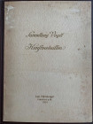Auktionskataloge. Hamburger, Leo, Frankfurt a.M. Auktion 72 vom 04.11.1924.


Slg. Vogel. Teil 1. Kunstmedaillen. 204 Nrn., 22 Tfn. Ganzleinen.

...