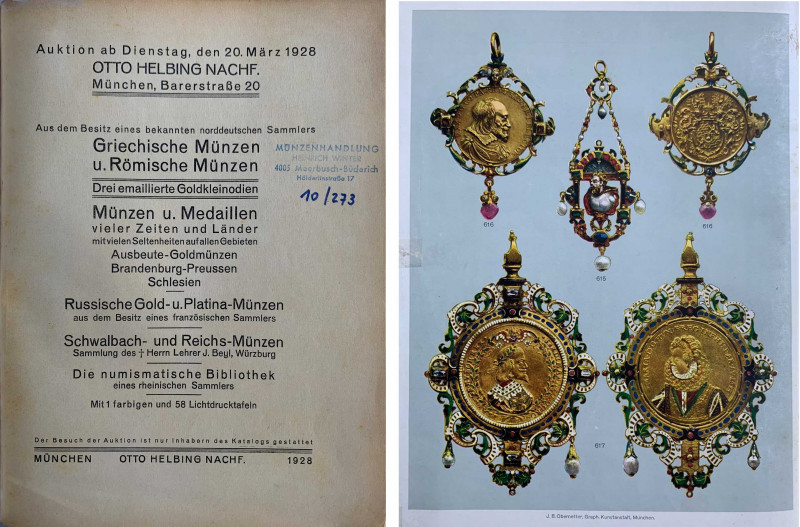 Auktionskataloge. Helbing Nachf., O., München. Auktion 53 vom 20.03.1928.


A...