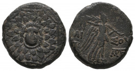 Pontos. Amisos. Time of Mithradates VI Eupator 120-63 BC. Bronze Æ, 8.2 gr. Very Fine.