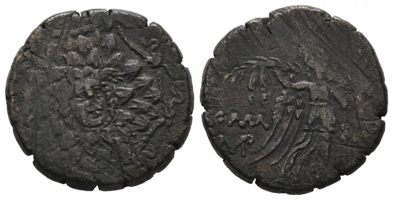 Pontos. Amisos. Time of Mithradates VI Eupator 120-63 BC. Bronze Æ, 6.35 gr. Ver...