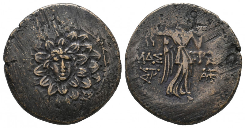 Pontos. Amisos. Time of Mithradates VI Eupator 120-63 BC. Bronze Æ, 8.02 gr. Ver...