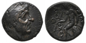 Seleukid King of Syria. Antioch. Antiochos I Soter 281-261 BC. Bronze Æ gVF
3.99 gr