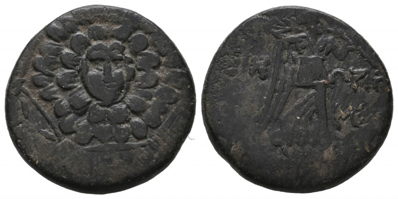 Pontos. Amisos. Time of Mithradates VI Eupator 120-63 BC. Bronze Æ, 7.88 gr. Ver...