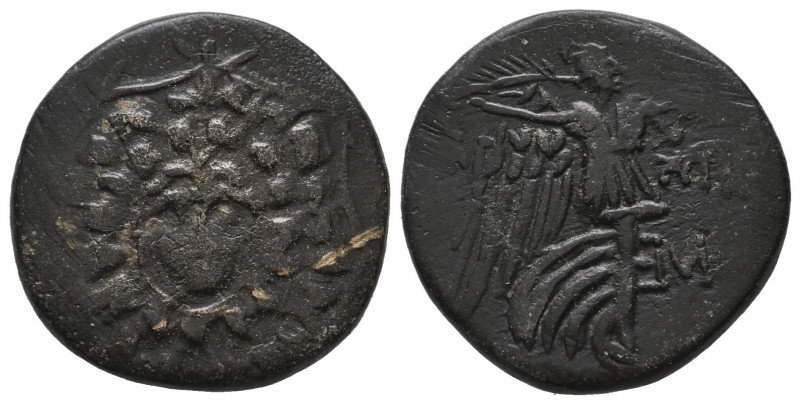 Pontos. Amisos. Time of Mithradates VI Eupator 120-63 BC. Bronze Æ, 7.06 gr. Ver...