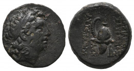 Seleukid Kingdom. Antioch. Tryphon 142-138 BC. Bronze Æ gVF
4.94 gr