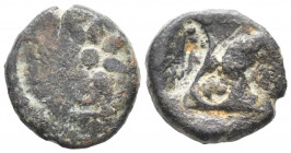 Pontos. Uncertain. Time of Mithradates VI. 130-100 BC. Bronze Æ F
6.23 gr