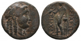 Seleukid Kingdom. Sardeis. Antiochos III Megas 223-187 BC. Bronze Æ gVF
4.33 gr