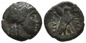 Seleukid Kingdom. Sardeis. Achaios 220-214 BC. Bronze Æ gVF
4.84 gr